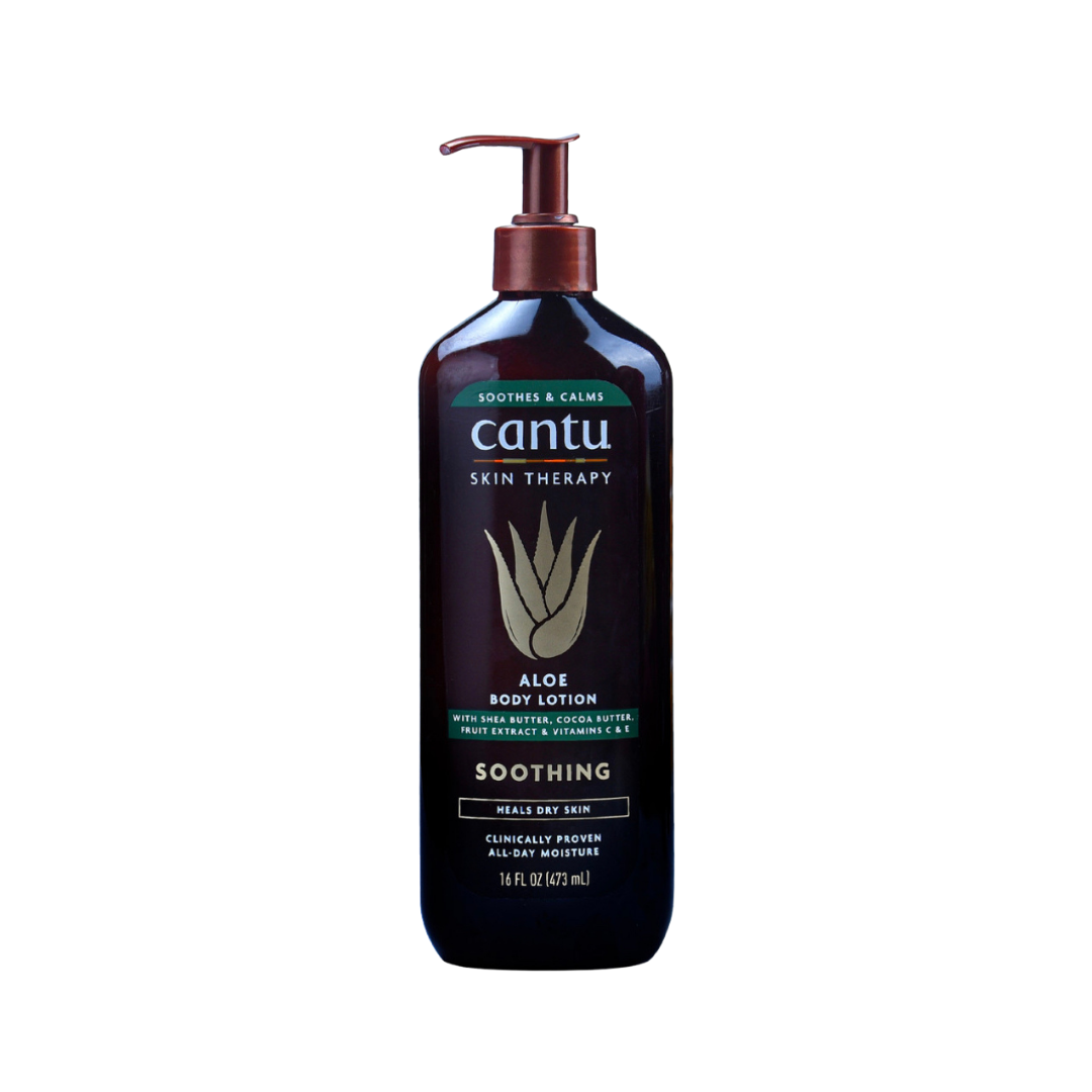 Cantu Skin Therapy Aloe Vera Body Lotion - 473ml | كانتو لوشن مرطب للجسم بالالوفيرا - 437 مل