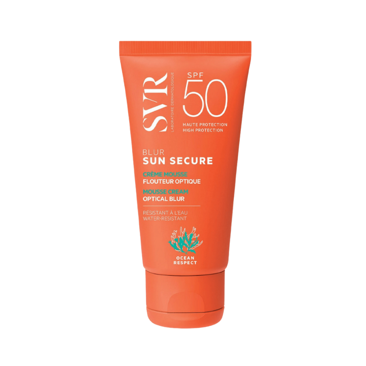 SVR Sun Secure Blur Mousse Cream Optical Blur SPF50+ - 50ml | اس في ار واقي شمس - 50 مل