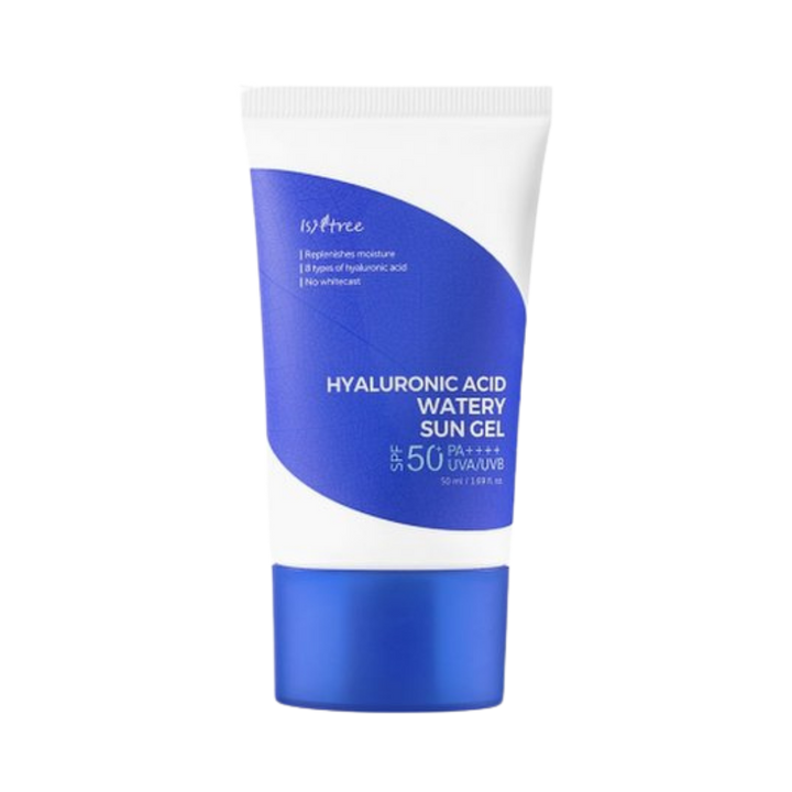 ISNTREE hyaluronic acid water sunscreen gel spf50 - 50ml | إيسنتري واقي شمسي مائي بالهيالورونيك اسيد spf50 - 50 مل
