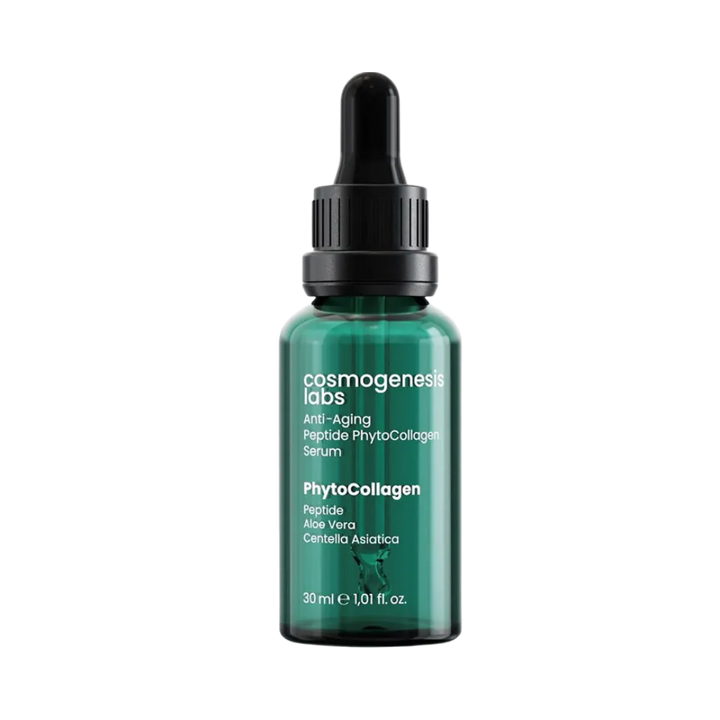 cosmogenesis labs  Anti-Aging Peptide PhytoCollagen Serum 5% - 30ml | سيروم كوزموجينيسيس لابس لمكافحة الشيخوخة بخلاصة الببتيد والكولاجين النباتي 5% – 30 مل