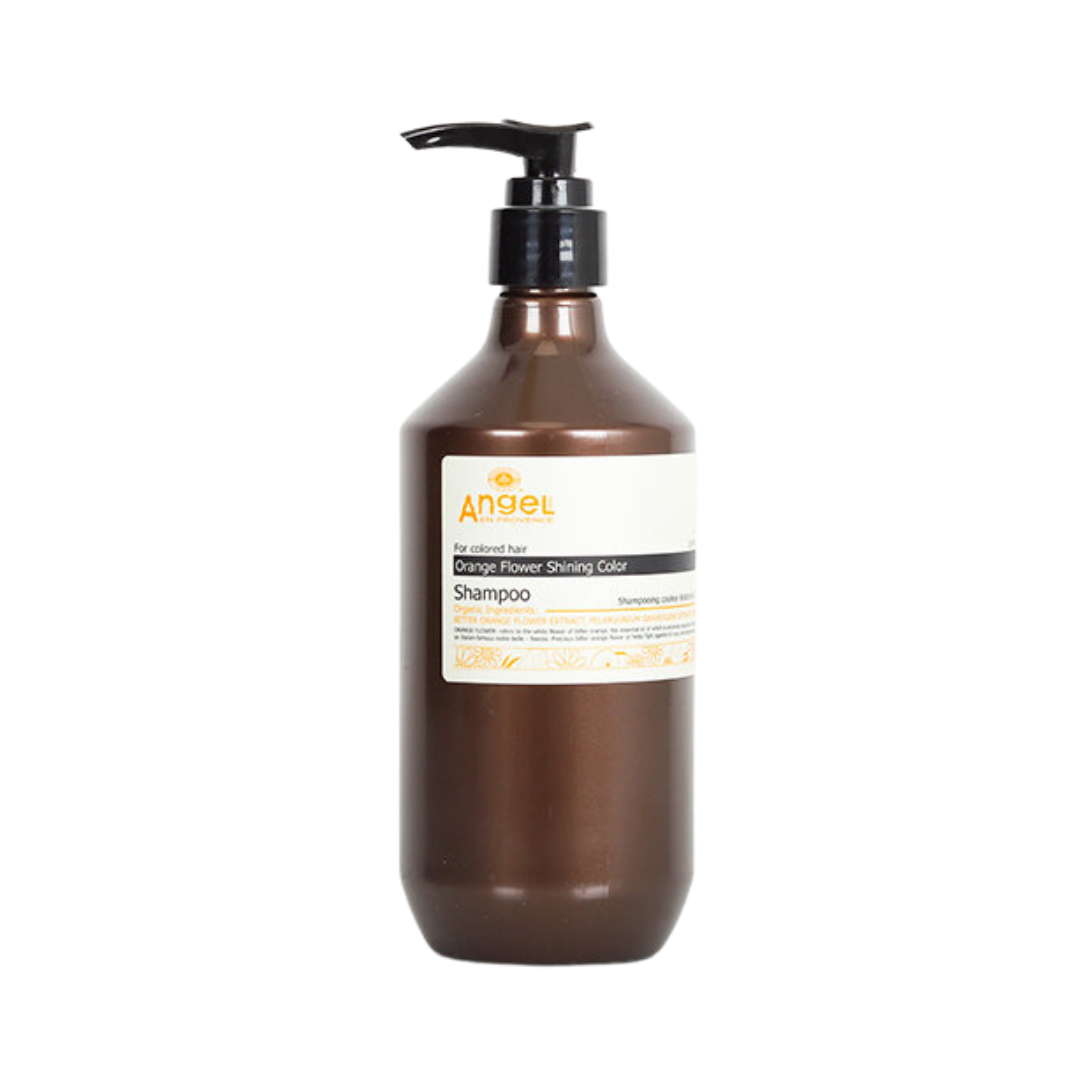 Angel Orange Flower Shining Color Shampoo - 400ml | انجل شامبو للشعر المصبوغ - 400 مل