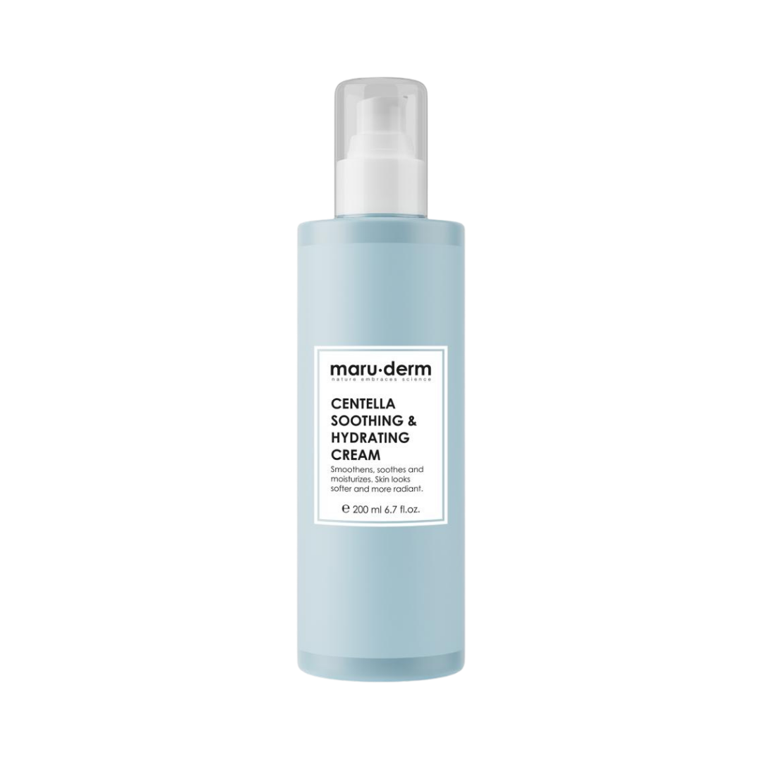 maru.derm Centella Soothing & hydrating cream - 200ml | مارو.ديرم كريم مرطب و مهدئ للبشرة بالسينتيلا - 200 مل