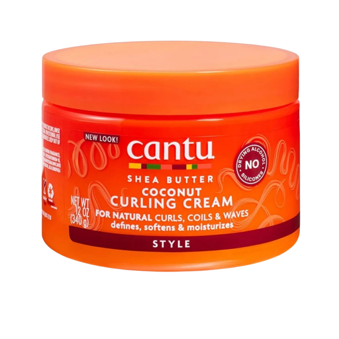 Cantu Shea Butter Coconut Curling Cream - 340g | كانتو كريم تصفيف الشعر بزبدة الشيا وجوز الهند - 340 غرام