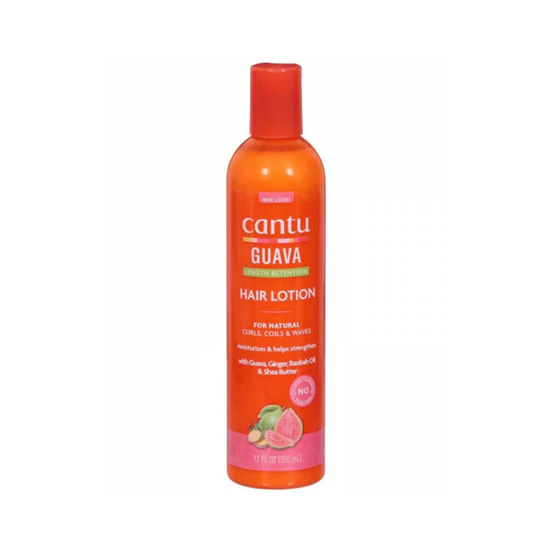 Cantu Guava Length Retention Hair Lotion - 355ml | كانتو لوشن لترطيب الشعر المجعد - 355 مل