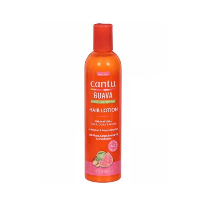 Cantu Guava Length Retention Hair Lotion - 355ml | كانتو لوشن لترطيب الشعر المجعد - 355 مل