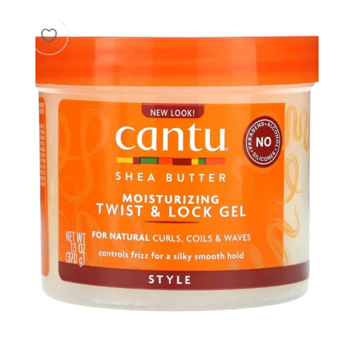 Cantu Shea Butter Moisturizing Twist & Lock Gel - 370ml | كانتو جل تصفيف الشعر بزبدة الشيا - 370 مل