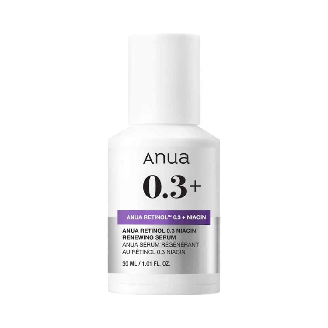 Anua Nano Retinol 0.3% + Niacin Renewing Serum - 30ml | أنوا سيروم الريتيونل 0.3% + نياسيناميد لتجديد البشرة - 30 مل