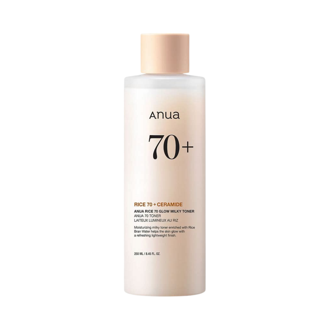 Anua Rice 70 Glow Milky Toner - 250ml | أنوا تونر حليبي بمستخلص الأرز - 250 مل