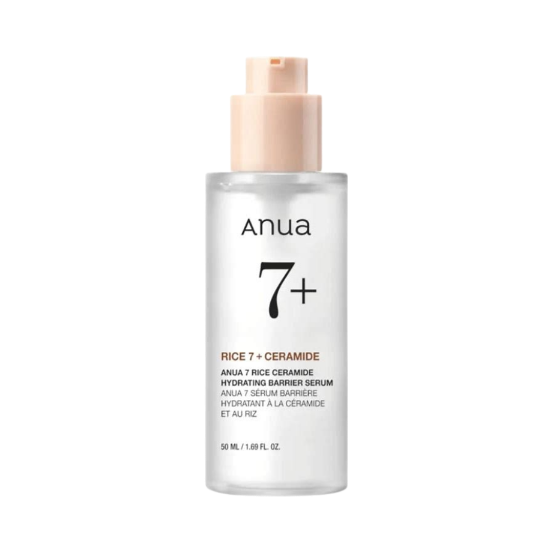 Anua 7 Rice Ceramide Hydrating Barrier Serum - 50ml | أنوا سيروم معزز و مرطب لحاجز البشرة ب 7 أنواع من مستخلصات الأرز و السيراميدات - 50 مل