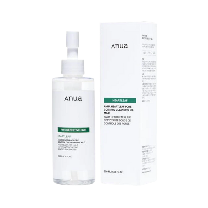 Anua Heartleaf Pore Control Cleansing Oil Mild - 200ml | أنوا غسول زيتي - 200 مل