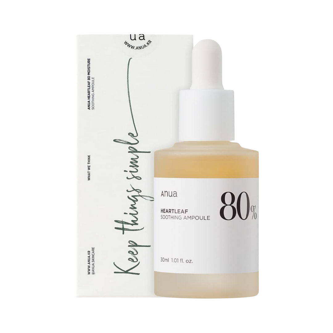 Anua Heartleaf 80 Moisture Soothing Ampoule - 30ml | أنوا سيروم مهدئ للبشرة - 30 مل