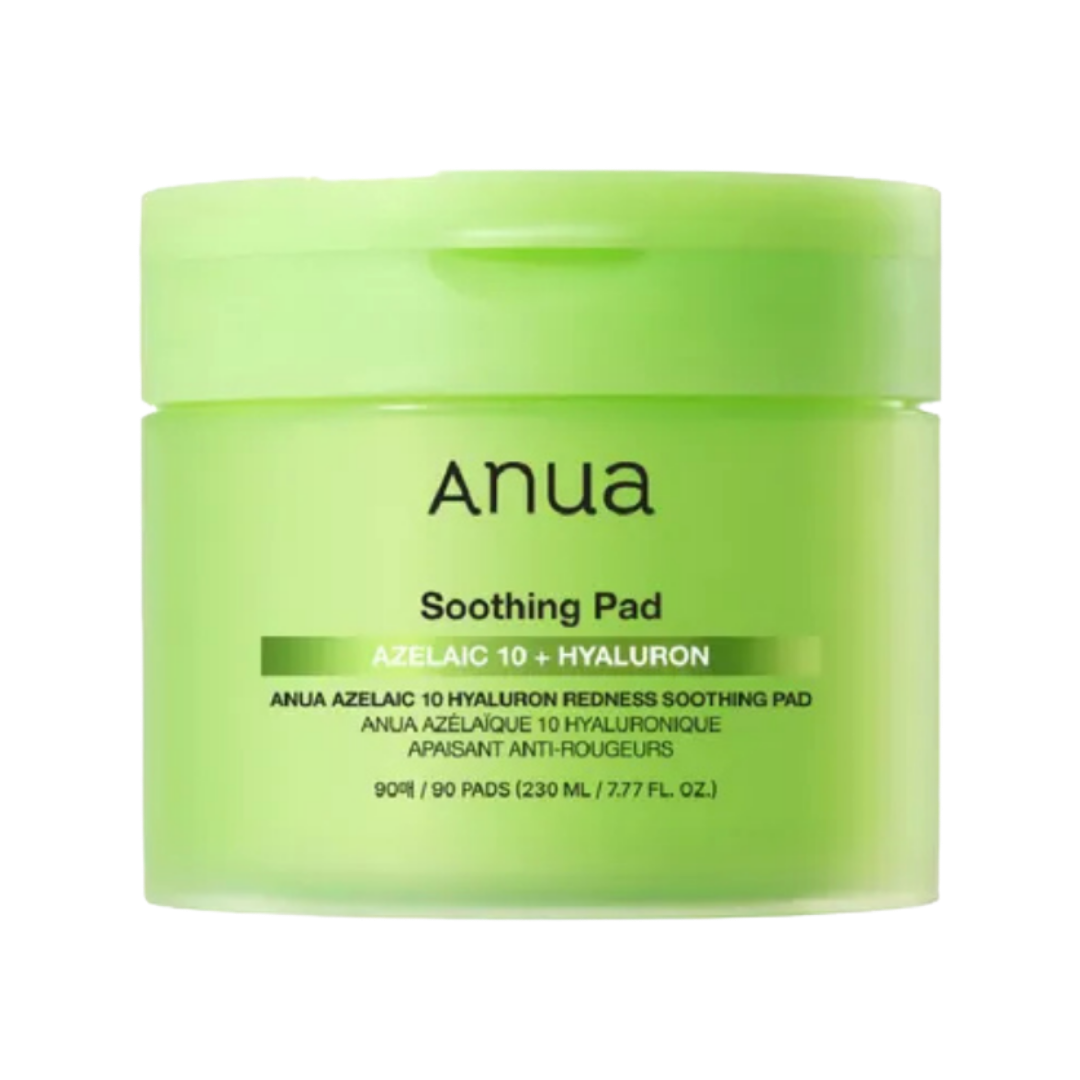 Anua Soothing Pad Azlaic10 + Hyaluron - 90pads | أنوا تونر بالأزليك اسيد و الهيالورونيك اسيد - 90 قطعة