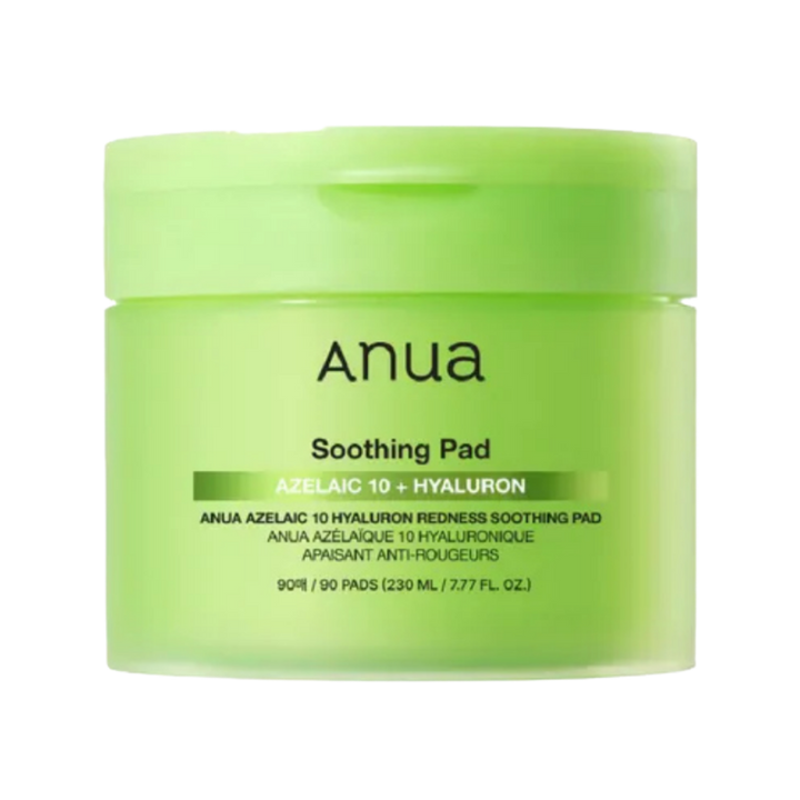 Anua Soothing Pad Azlaic10 + Hyaluron - 90pads | أنوا تونر بالأزليك اسيد و الهيالورونيك اسيد - 90 قطعة