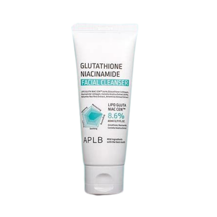 APLB Glutathione Niacinamide Facial Cleanser - 80ml | اي بي ال بي غسول الجلوتاثيون و النياسيناميد - 80 مل