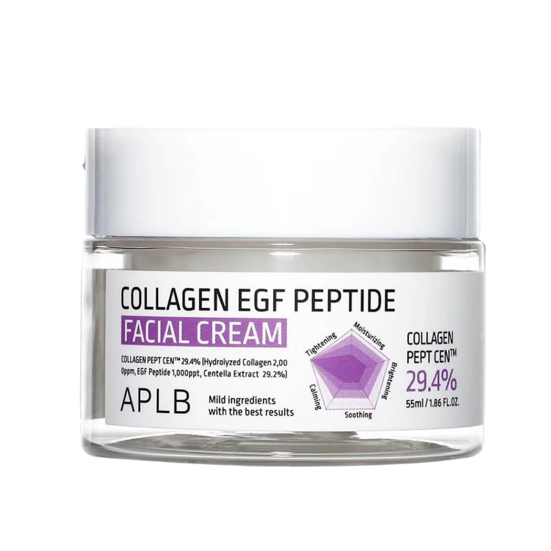 APLB Collagen EGF Peptide Facial Cream - 55ml | اي بي ال بي كريم الوجه بالكولاجين و الببتيدات - 55 مل