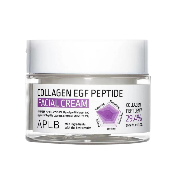 APLB Collagen EGF Peptide Facial Cream - 55ml | اي بي ال بي كريم الوجه بالكولاجين و الببتيدات - 55 مل
