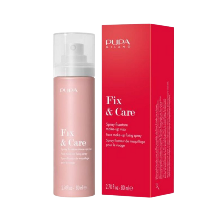 Pupa Fix & Care Make Up Fixing Spray - 80ml |بوبا بخاخ تثبيت المكياج  فيكس آند كير - ٨٠ مل