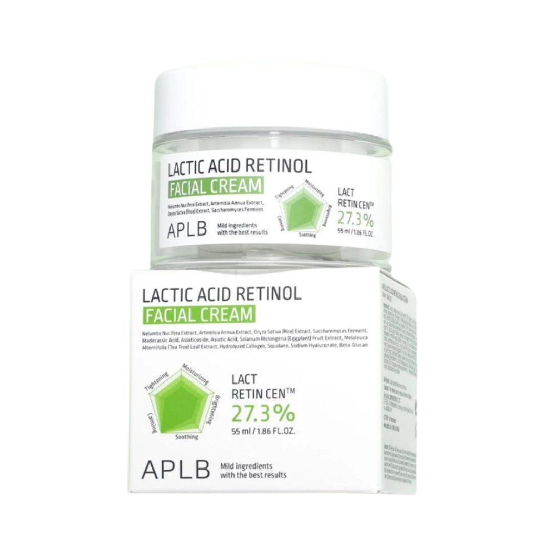 APLB LACTIC ACID RETINOL FACIAL CREAM - 55ML |   كريم الوجه بحمض اللاكتيك والريتـينول – 55 مل