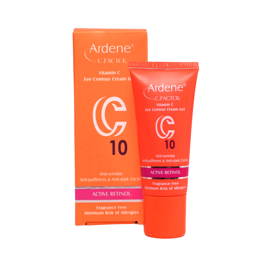 Ardene Vitamin C Eye Contour Cream Gel - 15ml | اردن جيل لمحيط العين بفيتامين سي وريتنول - 15 مل