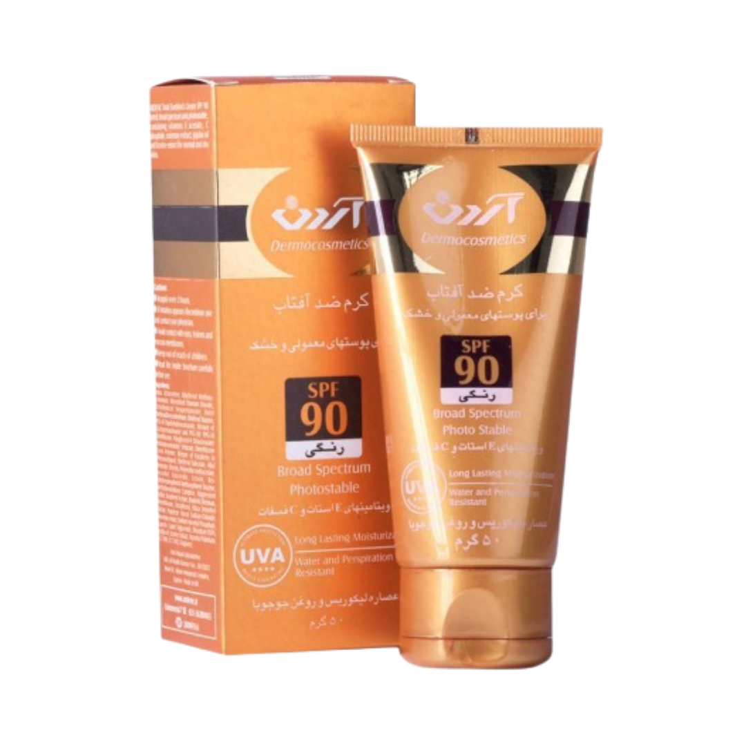 Ardene Total Sunblock Cream Spf90 Tinted - 50ml | اردن واقي شمسي مع لون spf90 - 50 مل