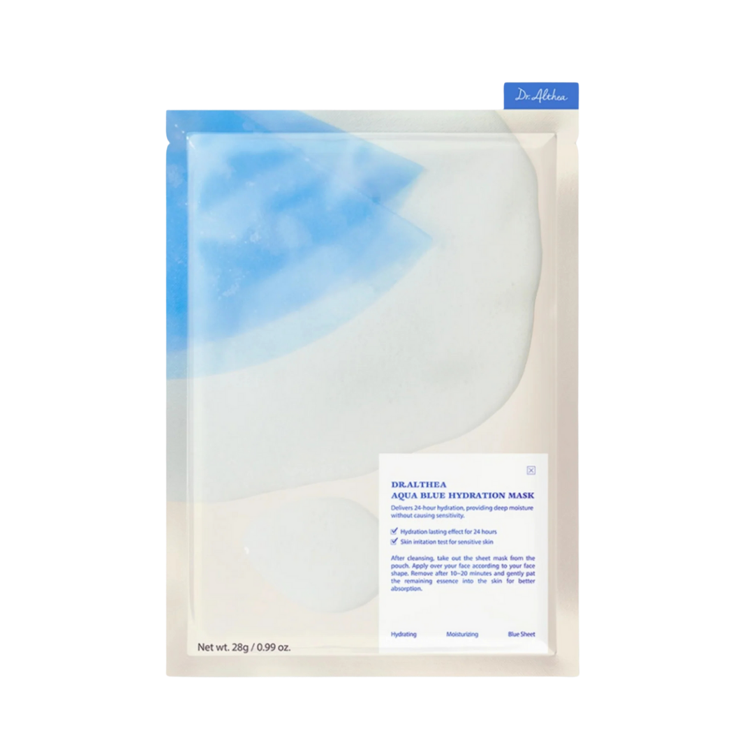 Dr. Althea - Aqua Blue Hydration Mask Set - 28g| دكتور الثيا مجموعة أقنعة الترطيب-28 غرام
