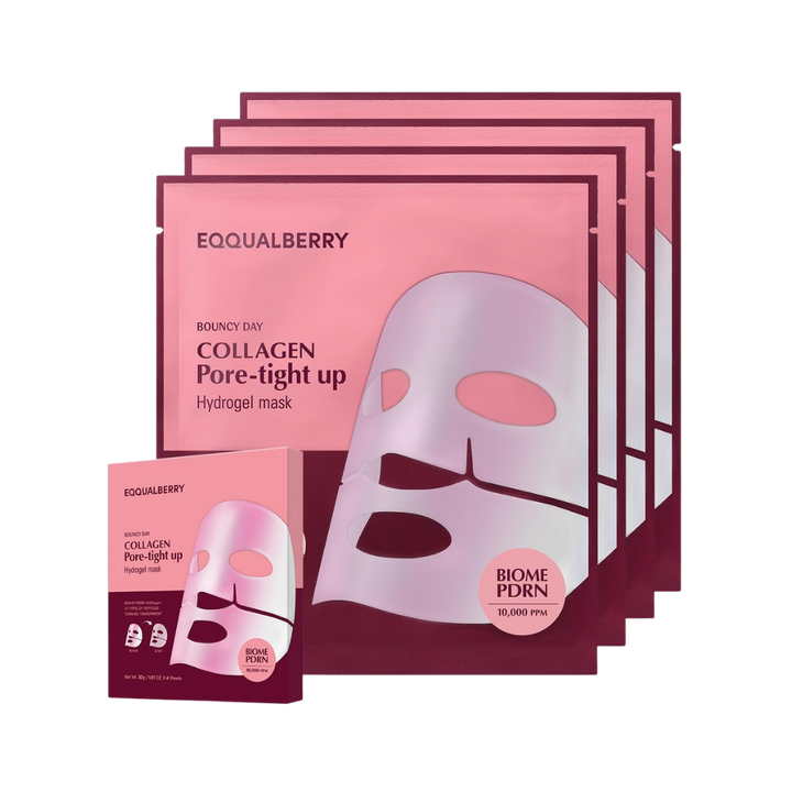 EQQUALBERRY Collagen Pore -Tight Up Hydrogel Mask - 30g |  ايكوال بيري ماسك الكولاجين - 30 غرام