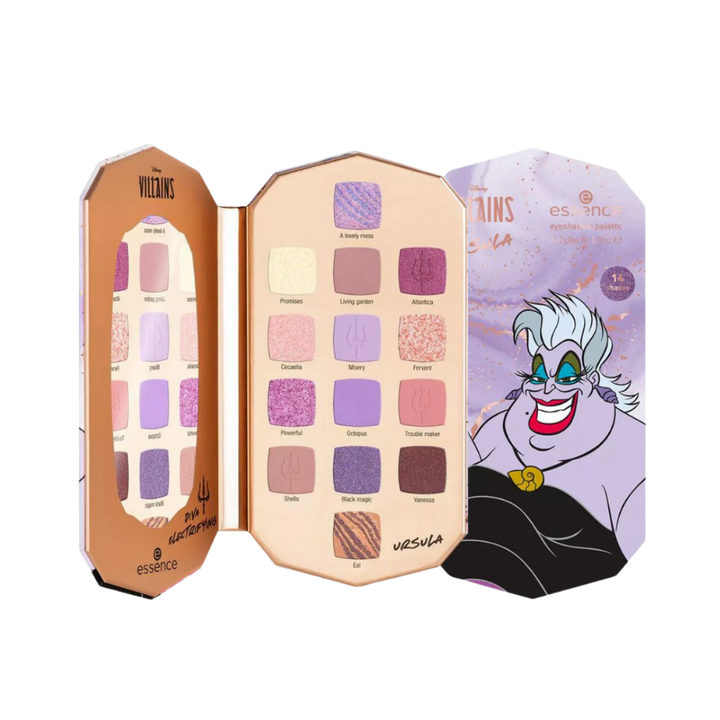 Essence Disney Villains - Ursula Eyeshadow Palette | ايسنس ديزني باليت ظلال العيون