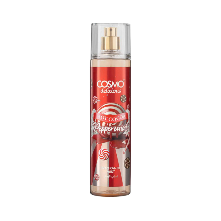 Cosmo Hot Cocoa Pepper Mint Fragrance Mist - 250ml | ميست الجسم كوزمو هوت كاكاو بالنعناع والفلفل – 250 مل