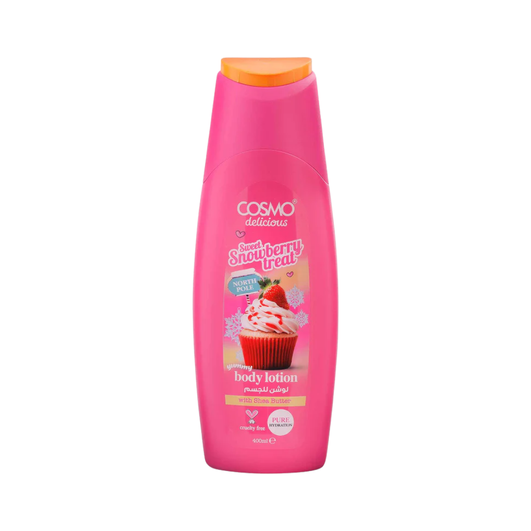 COSMO Sweet Snow Berry Treat Yummy Body Lotion - 400ml | لوشين الجسم كوزمو سويت سنو بيري تريت – 400 مل
