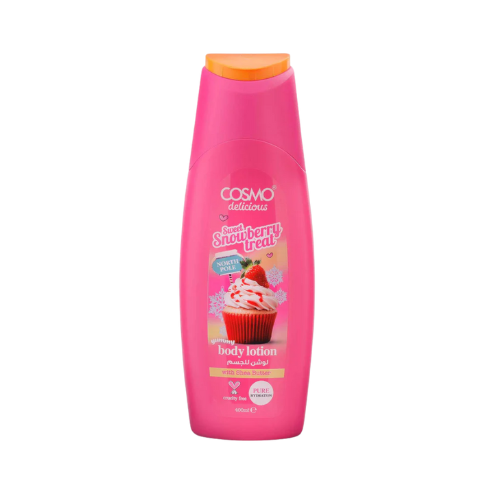 COSMO Sweet Snow Berry Treat Yummy Body Lotion - 400ml | لوشين الجسم كوزمو سويت سنو بيري تريت – 400 مل