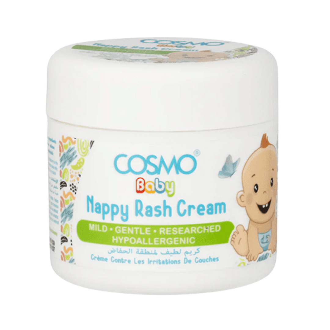 Cosmo Nappy Rash Baby Cream - 150ml | كريم كوزمو لطفح الحفاضات للأطفال – ١٥٠ مل