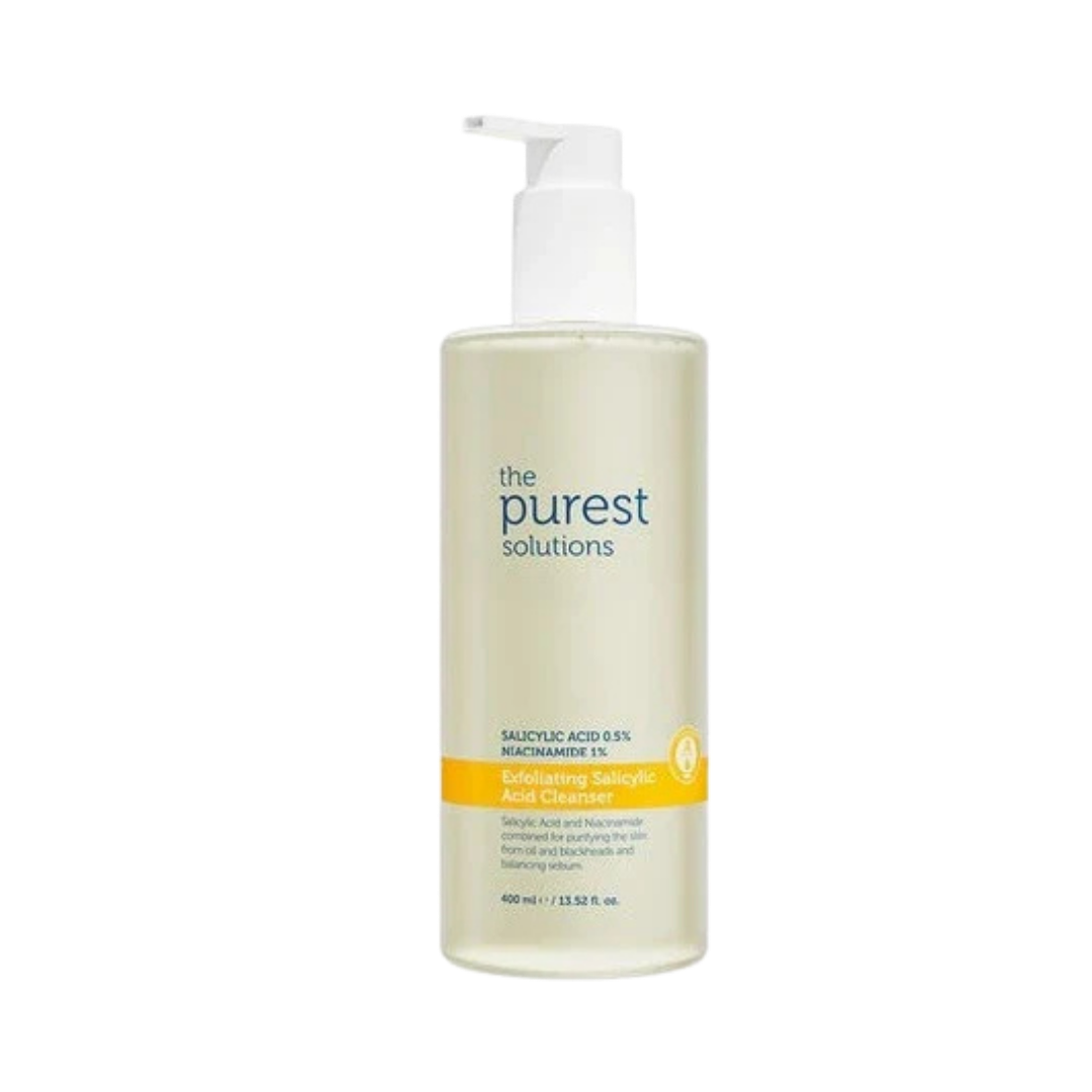The Purest Exfoliating Salicylic Acid Cleanser Niacinamide 1% - 400ml | منظف مقشر نقي بحمض الساليسيليك ونياسيناميد ١٪ – ٤٠٠ مل