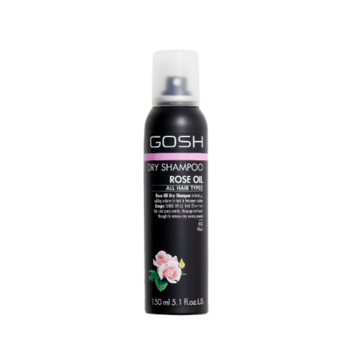 Gosh Dry Shampoo Spray 150ml - Rose Oil | جوش شامبو جاف بزيت الورد - 150 مل