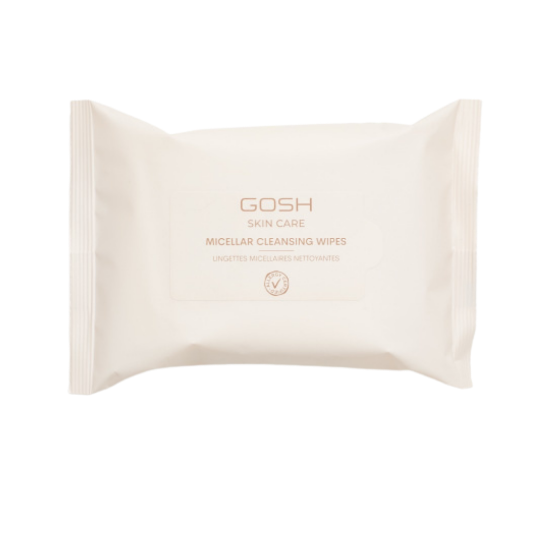 Gosh Skin Care Micellar Cleansing Wipes - 25wipes | جوش مناديل تنظيف ميسيلار للعناية بالبشرة - 25 منديل