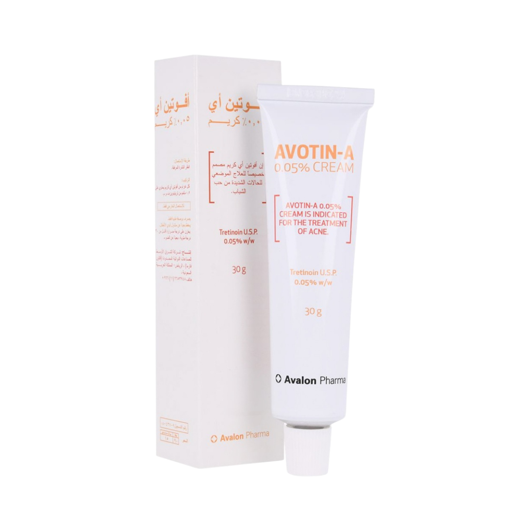 Avalon Pharma Avotin-A 0.05% Cream - 30g | كريم أفالون فارما أفوتين-إيه 0.05% – 30 غ