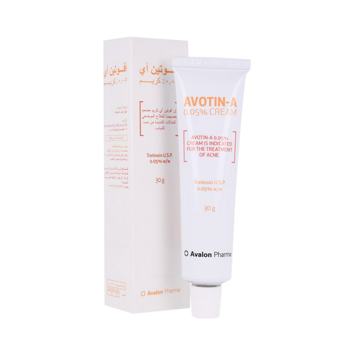 Avalon Pharma Avotin-A 0.05% Cream - 30g | كريم أفالون فارما أفوتين-إيه 0.05% – 30 غ