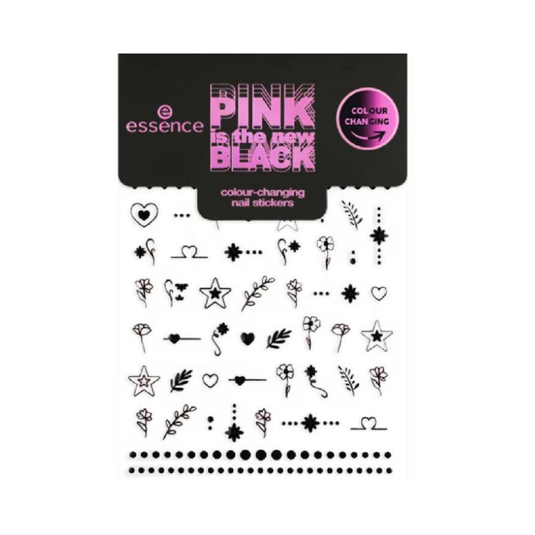Essence Pink Is The New Black Nail St | ايسنس لُصاقات أظافر مُتغيِّرة اللَّون