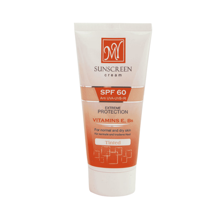 M.Y Sunscreen Cream Spf 60 Extreme Protection Vitamins E Tinted - 50ml | واقي شمسي حماية مطلقة بالفيتامينات مع لون spf 60 - 50 مل