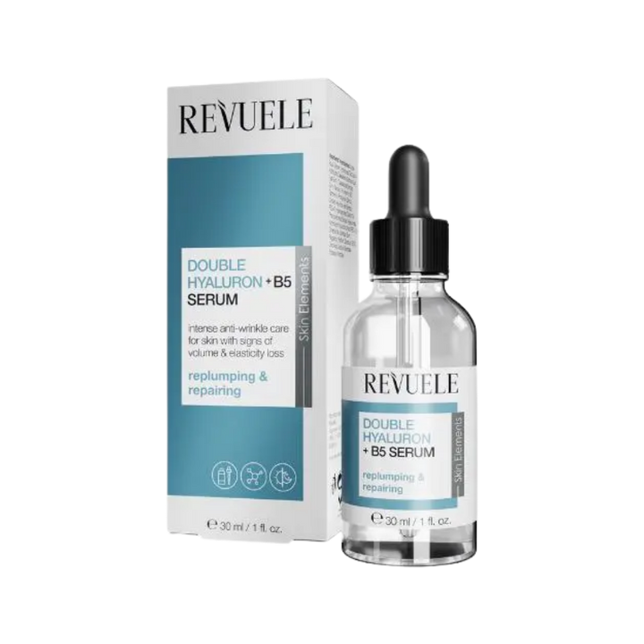 Revuele Double Hyaluron + B5 Serum - 30ml | ريفويل سيروم هيالورونيك اسيد + بانتينول - 30 مل