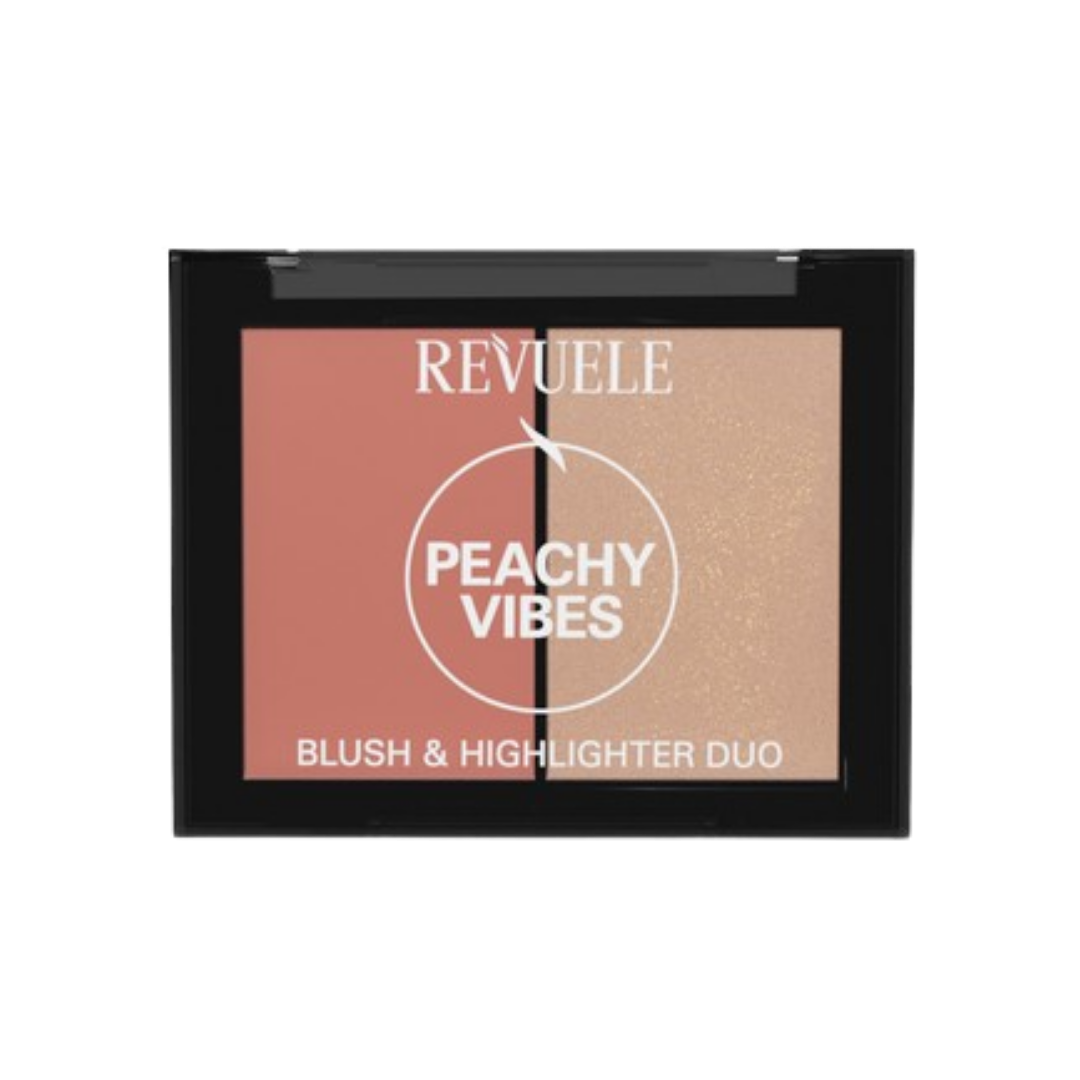 Revuele Blush & Highlighter Duo - 8g | ريفويل باليت بلاش و هايلايتر - 8 غرام