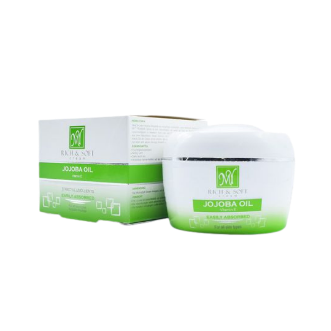 M .Y Rich & Soft Cream Jojoba Oil Vitamin E - 150ml | أم واي كريم مرطب غني بزيت الجوجوبا و فيتامين اي - 150 مل