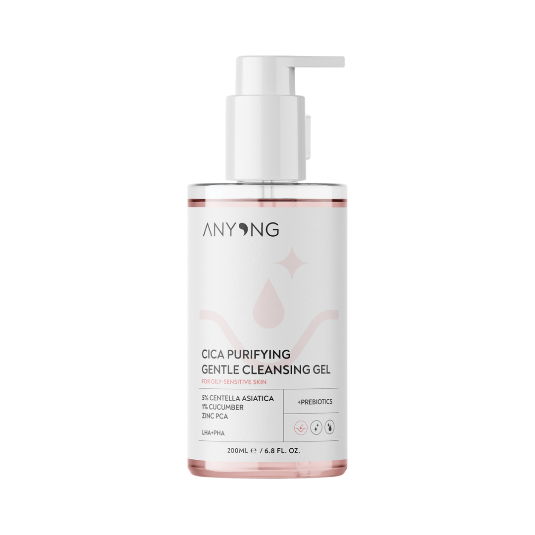 Anyong Cica Purifying Gentle Cleansing Gel - 200ml | جل أنيونغ سيكا المنقّي واللطيف لتنظيف البشرة – 200 مل