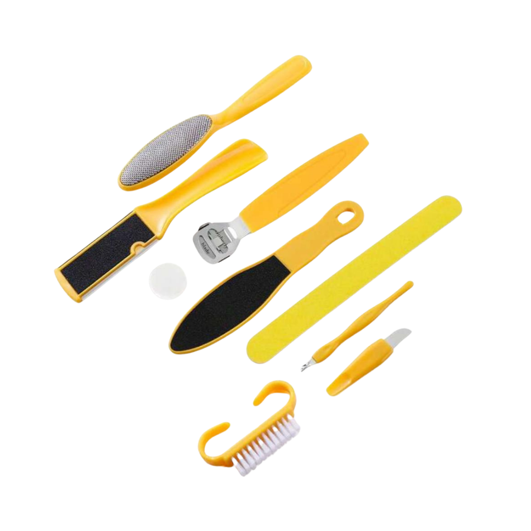 Tools & Cases Foot care tools, 9 pieces | أدوات العناية بالقدم، 9 قطع