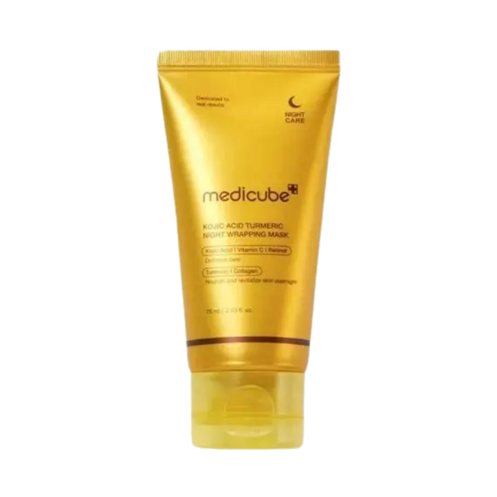Medicube Kojic Acid Turmeric Night Wrapping Mask - 75ml | ماسك ميديكوب الليلي بالكوجيك أسيد والكركم – 75 مل