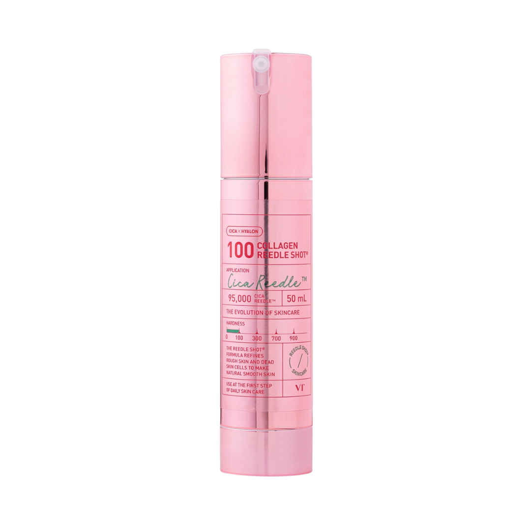 VT COSMETICS Collagen Reedle Shot 100 Collagen Microneedling Serum - 50ml | في تي كوزمتيكس كولاجين ريدل شوت 100 - سيروم المايكرونيدلينغ بالكولاجين 50 مل
