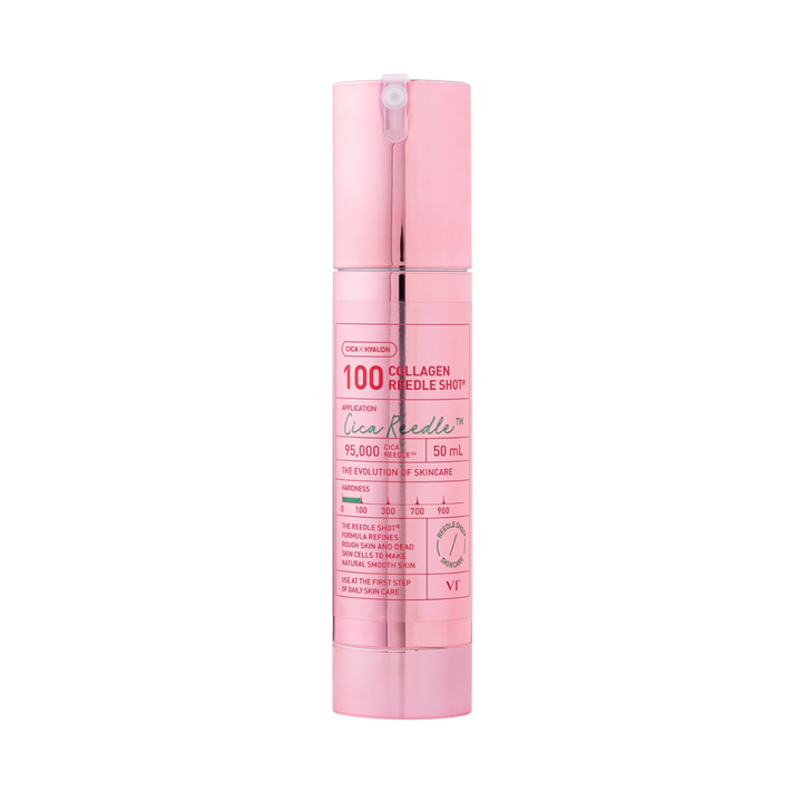 VT COSMETICS Collagen Reedle Shot 100 Collagen Microneedling Serum - 50ml | في تي كوزمتيكس كولاجين ريدل شوت 100 - سيروم المايكرونيدلينغ بالكولاجين 50 مل