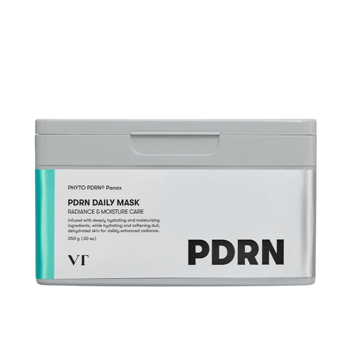 VT Cosmetics PDRN Daily Mask 30 sheets - 350g x 30pcs| في تي كوزمتكس  قناع يومي غني مرطّب ومجدّد للبشرة-350 غرام