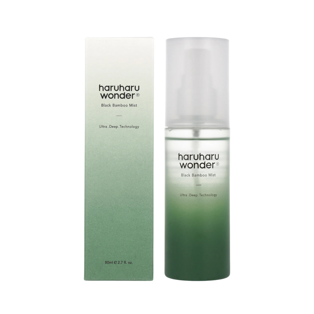 HaruHaru WonderBlack Bamboo Mist - 80ml| هارو هارو وندر مرطب للوجه -80 مل