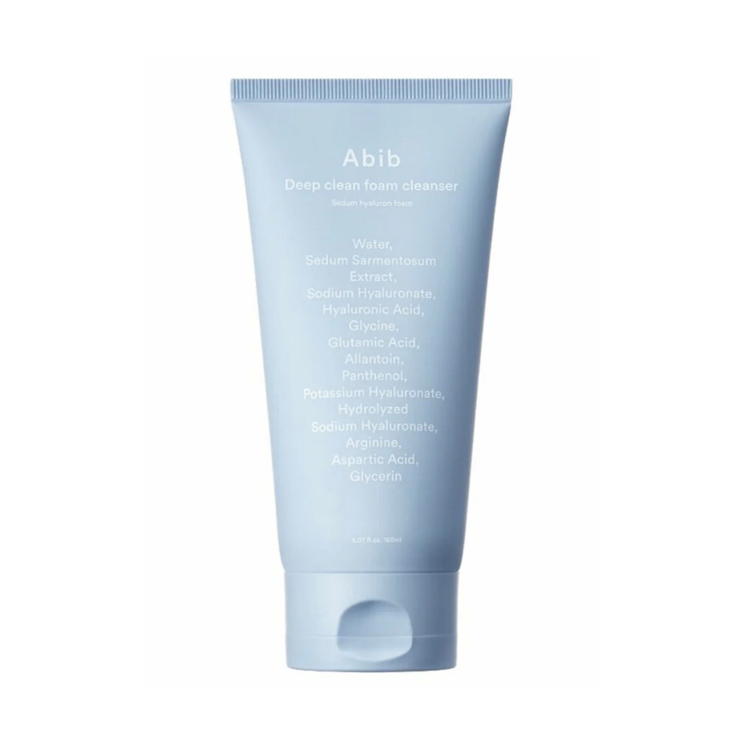 Abib Deep Clean Foam Cleanser Sedum Hyaluron Foam - 150ml| ابيب منظف رغوي للبشرة -150 مل
