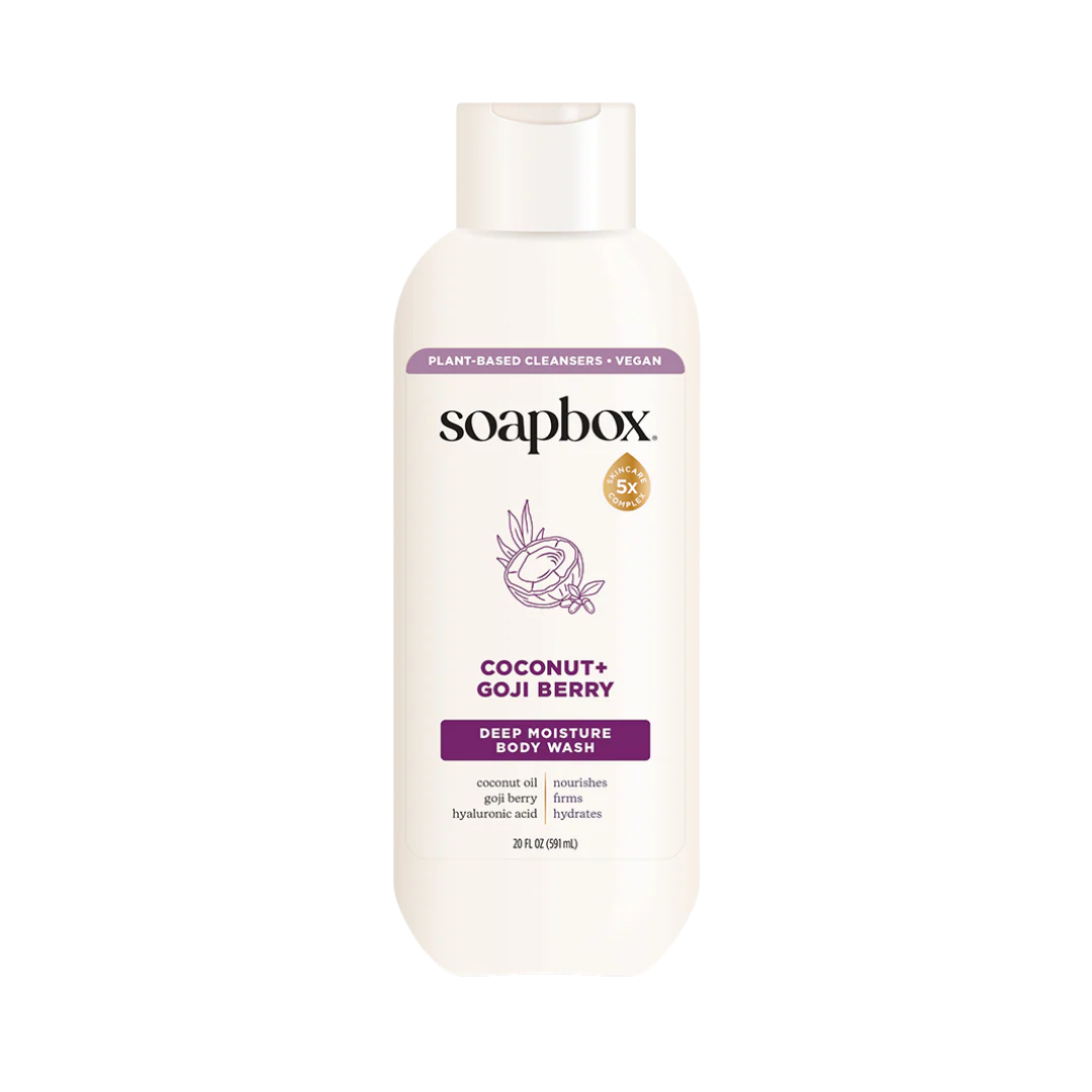 Soapbox Body Wash Coconut & Goji Berry - 591ml | سوب بوكس غسول الجسم بجوز الهند وتوت الغوجي - ٥٩١ مل